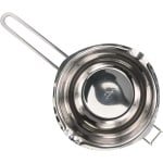 1000 ml Roestvrijstalen Dubbele Ketelpan met Handvat - Chocolade Smeltpot - Dubbele Boilerpan voor Chocolade, Karamel en Kaarsen - Keuken Accessoire - Zilverkleurig