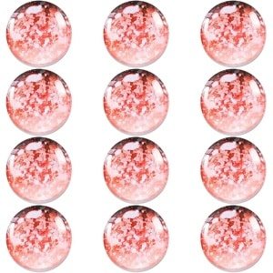 12 stuks ronde kalender magnetische sticker witte koelkastmagneten - roze - kantoor keuken kluis - decoraties - magneten - gunst - leuke - accessoires .