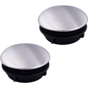 2-Pack RVS Keukenkraan Gat Cover - Gootsteen Tap Plaat Stopper - Metaal Plug - Dia 0,98-1,25 inch - Keuken Accessoires