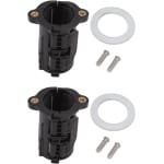 2 Pcs Faucet Mount - Fixture Mount - Anti-Loose Faucet - Nut Mount - 32mm Spare Parts - Quick Release Mount - Fixed Base Faucet - Keuken Sink Faucet Accessoires