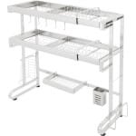 2-lagen Aanrecht afdruiprek - Droogrek - Keuken accessoire - Voor boven de gootsteen in de keuken - Roestvrij staal