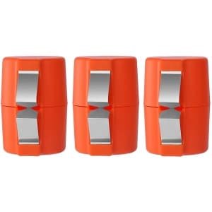 3 Stuks - Eierschaal Opener - Eiersnijder - Eierschaal Snijder - 6,5*6,5*7,2 cm - Oranje - PP-plastic en roestvrij staal - Keukengerei - Eierschaal Splitser - Voor kamperen of keuken gadgets