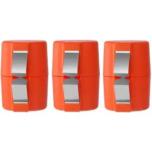 3 Stuks - Eierschaal Opener - Eiersnijder - Eierschaal Snijder - 6,5*6,5*7,2 cm - Oranje - PP-plastic en roestvrij staal - Keukengerei - Eierschaal Splitser - Voor kamperen of keuken gadgets
