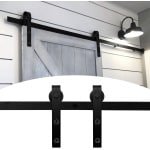 363 cm Schuifdeurrolset zonder boren, accessoires voor deuren Keuken Slaapkamer Woonkamer