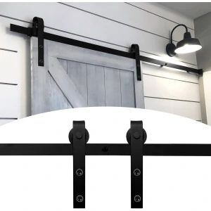 363 cm Schuifdeurrolset zonder boren, accessoires voor deuren Keuken Slaapkamer Woonkamer