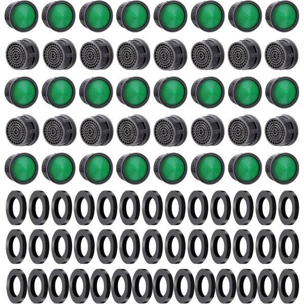 40-delige set kraanfilters en beluchters voor keuken- en badkamerkranen met afdichtingspakkingen - Waterfilter accessoires met vervangende onderdelen