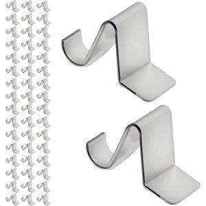 50 stuks plank clips voor kasten - plank pin ondersteuning - metalen pull-out plank beugels - stevige houders met pinnen - opslag inrichting - keuken accessoires.