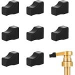 8 Stuks Koffie Syrup Pompen - Syrup Pompkapjes - Gietdoppen - Koffie Syrup Accessoires - Fles Pompkappen - Schoon - Bewaard voor Vloeibare Syrup - Olijfolie Fles (Zwart) - Keuken Accessoires - Drank Verzorging