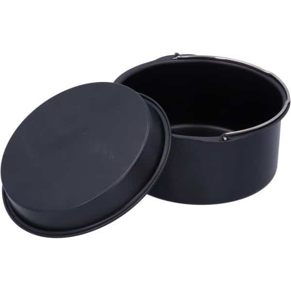 All4You - Bakvorm Rond - Cake en Pizza Bakplaat - Huishoudelijke Carbon Steel Bakvorm - Keukentool Accessoires - Friteuse Onderdelen - Accessoires - Geschikt voor 7 Inch Friteuse - Keuken Bakplaat.