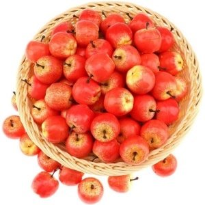 All4You - Decoratie Fruit Mini Kunstfruit Nepfruit Woondecoratie Keuken Decor Voedsel Styling - Roze Appel 30 stuks Feest Accessoires Display - 3,5 cm Geschikt voor Partijen