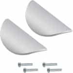 All4You - Meubeldeurgrepen - Deurgreep set - Montage accessoires - Geschikt voor kasten - Inrichting ladekast keuken - Wandkast handgrepen - Van metaal - Zilveren afwerking@endsection.