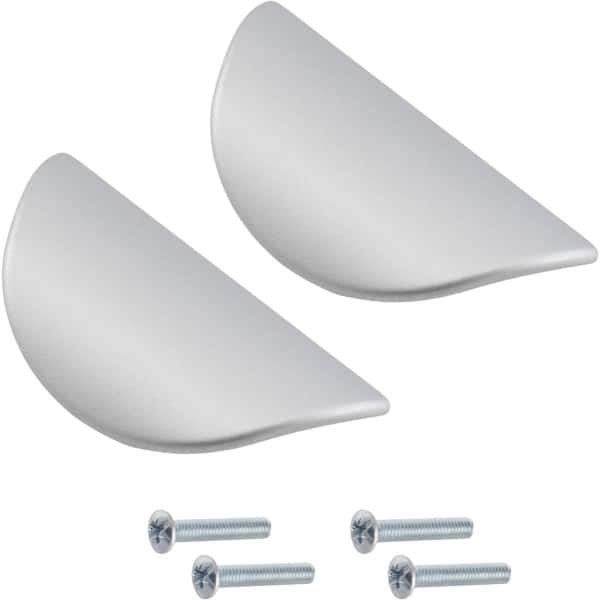 All4You - Meubeldeurgrepen - Deurgreep set - Montage accessoires - Geschikt voor kasten - Inrichting ladekast keuken - Wandkast handgrepen - Van metaal - Zilveren afwerking@endsection.