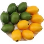 Allecto Plus - Kunstmatige Citroen Decoratie Set van 12 stuks Geel & Groen - Keuken Decoratie en Accessoires
