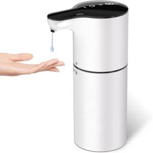 Automatische vloeibare zeepdispenser, contactloze zeepdispenser, elektrische zeepdispenser van 400 ml/oz, instelbare snelheidsregeling met 8 standen, oplaadbare automatische zeepdispenser via USB-C, contactloos voor in de keuken.
