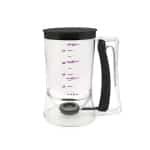 Bakken - Bakaccessoires - Keuken Accessoires - Cakebeslag Dispenser - Handmatige Keuken Dispenser voor Gelijkmatige Pannenkoeken & Wafels - Drupvrije Afsluiting - Zwart