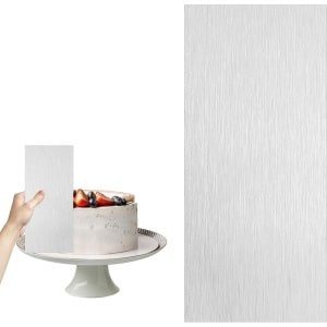 Cake Scraper - Silver Stainless Steel - Cake Spatula - Keuken Accessoires - Bakken - Buttercream - DIY Gereedschap