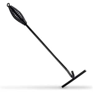 Deksellifter met greephaak voor Dutch Oven en vuurpan 26 cm - Gietijzeren T-stangen voor camping, grill en keuken - Accessoire voor het optillen van deksels.