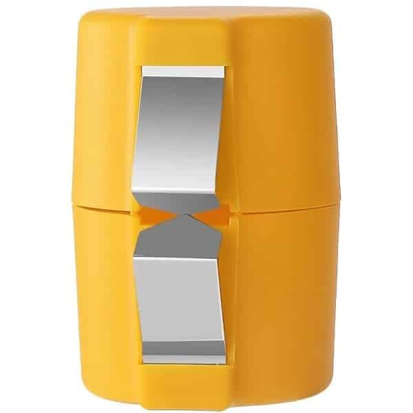 Ei Opener - Eierschaal Snijder - Eierschaal Splitser - Keukengerei - Ei peller - Eierschaal Opener - Kookgerei - PP-plastic en roestvrij staal - Geel - 6.5*6.5*7.2cm - Voor kamperen of keuken gadgets