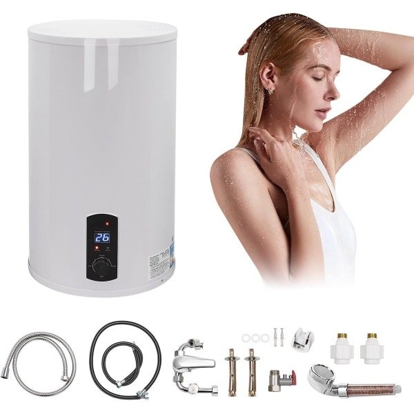 Elektrische Boiler 80L tot 120L - Compact Warmwaterboiler met LED Scherm voor Keuken en Badkamer