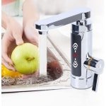 Elektrische Directe Warmwaterkraan met LED Temperatuurweergave voor Keuken en Badkamer