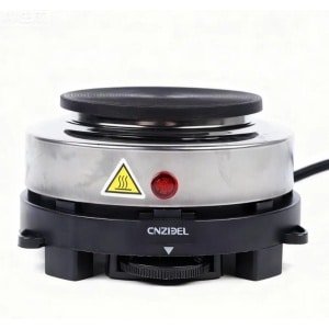 Elektrische Mini Kookplaat 500W - Ideaal voor Camping en Keuken met 6 Temperatuurinstellingen