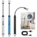 Elektrische Plasma Aansteker Set - USB Oplaadbare Lange Staafaansteker - Veiligheidsslot voor Keuken, Camping, en Barbecue