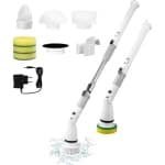 Elektrische Roterende Schoonmaakborstel met Telescoopsteel & 6 Opzetborstels - Voor Badkamer, Keuken en Auto