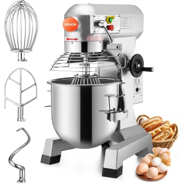 Elektrische Voedselmixer 30l Standmixer 1100W Deegmixer Maker 220V Verstelbare Commerciële Mixer Grinder voor Keuken En Professioneel Gebruik