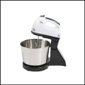 Elektrische Voedselmixer - 7 Snelheidsinstellingen - 1,7L Roterende Mengkom - 100W Keuken Blender - DIY Taart en Deeg Mixer