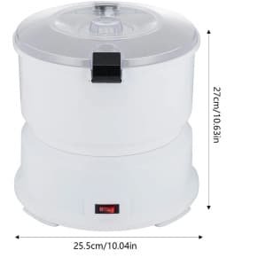 Flolife - Elektrische snelle aardappelschiller - Capaciteit 85 W 1,76 lbs - Schilmachine - Roestvrijstalen messen - Keuken en restaurant