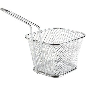 Fry Basket Strainer Server Square voor Thuis - Chip Basket - Keuken Accessoires