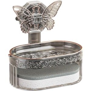 Gootsteen Organizer Keuken Schuurtje met Verwijderbare Afvoerbak voor Spons en Accessoires Grijs