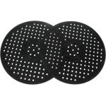 Gootsteenmat - 2 Stuks - Spoelbakmat - Gootsteenzeil - Rubber Gootsteenmat - Gootsteenzeil - Voor Keukenspoelbakvloer, Bestek - Keuken Accessoires - Gootsteenmat Curver/Rond - ø 30 Cm - Wit