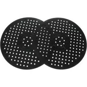 Gootsteenmat - 2 Stuks - Spoelbakmat - Gootsteenzeil - Rubber Gootsteenmat - Gootsteenzeil - Voor Keukenspoelbakvloer, Bestek - Keuken Accessoires - Gootsteenmat Curver/Rond - ø 30 Cm - Wit