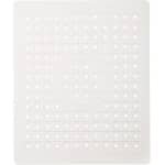 Gootsteenmat - Afvoermat - Gootsteen Beschermer - Afdruipmat - Rubber - Wit - 31*26cm - Afdruipmat voor Aanrecht - Spoelbak Spatbescherming - Keuken Accessoires - Spoelbakmat - Voor Keukenspoelbakvloer, Bestek, Glaswerk - Onderzetter