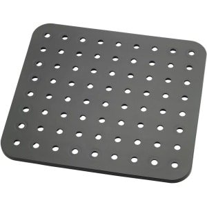 Gootsteenmat - Spoelbakmat - Afdruipmat - Gootsteen Beschermer - Anti-Kras Bescherming voor Afwasbak - Keuken Accessoires - Gootsteenmatje Vierkante - Gootsteenmat Zwart