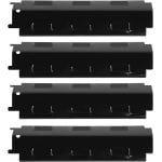 Grill Warmtetenten - Verwarmingsplaat - Hitteschild - Gas Grill Diffuser - Vlamtemmer - Roestvrijstalen Hitteschild - Branders Cover - BBQ Accessoires - Voor Buiten Keuken - Zwart Kleur en Uitvoering - Hittebestendig Materiaal - Afdichtplaat voor BBQ