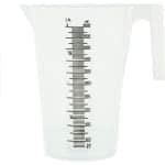 Grote Keuken maatbeker van 2 liter - Kunststof - Transparant - Keuken accessoires
