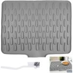 Grote Siliconen Afdruipmat voor Spoelbak - Hittebestendig en Antislip Keuken Accessoire (40x32.5 cm)