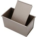 Handgemaakte Brood Bakvorm van Koolstofstaal voor Zelfgemaakte Zeep - Rechthoekig en Zwart - Ovenbestendig - Keuken Accessoire.