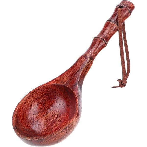 Houten Ronde Lepel - Japanse Stijl - Sauna Water Ladle - Keuken Soep Lepel Accessoire
