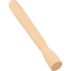 Houten stamper voor cocktails, fermenteren, zuurkool en meer - Keuken kruiden molen met persfunctie - Cocktail accessoire voor munt, fruitdranken - IJsdrumper met houten handvat - Voedsel stamper voor diverse gerechten.