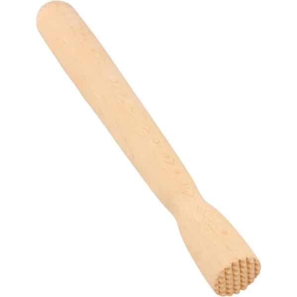 Houten stamper voor cocktails, fermenteren, zuurkool en meer - Keuken kruiden molen met persfunctie - Cocktail accessoire voor munt, fruitdranken - IJsdrumper met houten handvat - Voedsel stamper voor diverse gerechten.