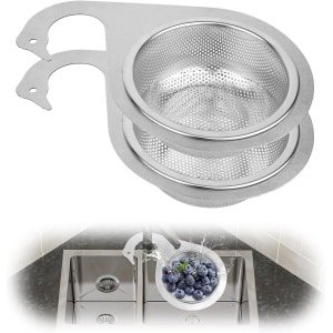 Jhubers Goods - Multifunctionele Keukengereedschap Houder - Organisator voor Bestek en Keukengerei - Opbergrek voor Aanrecht - Geschikt voor Lepels en Messen - Roestvrij Staal - Opbergoplossing voor Keukenbenodigdheden en Gadgets