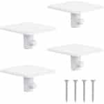 Jhubers Goods - Standmixer Houder - Keukenmixer Accessoires - Opbergorganisatie - Stand Mixer Attachment - Keuken - Wit - 4 Stuks - Compatibel met Blender