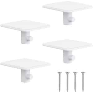 Jhubers Goods - Standmixer Houder - Keukenmixer Accessoires - Opbergorganisatie - Stand Mixer Attachment - Keuken - Wit - 4 Stuks - Compatibel met Blender