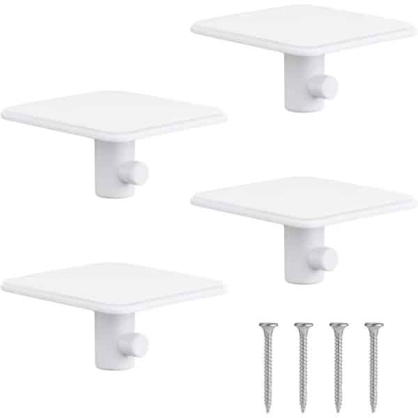 Jhubers Goods - Standmixer Houder - Keukenmixer Accessoires - Opbergorganisatie - Stand Mixer Attachment - Keuken - Wit - 4 Stuks - Compatibel met Blender