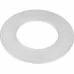 KARZO - 1PC Keuken Kraan Grote Basis Reparatie Ring Aluminium 70x40x3mm Kraan Reparatie Accessoires Platte Ring Voor Kraan Douche Reparatie Zilver