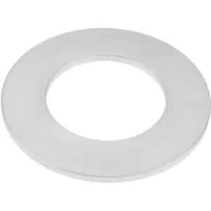KARZO - 1PC Keuken Kraan Grote Basis Reparatie Ring Aluminium 70x40x3mm Kraan Reparatie Accessoires Platte Ring Voor Kraan Douche Reparatie Zilver