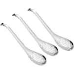 Kaviaarlepel en Zeeflepel Set - Draagbaar Keuken Accessoire - 3 Stuks